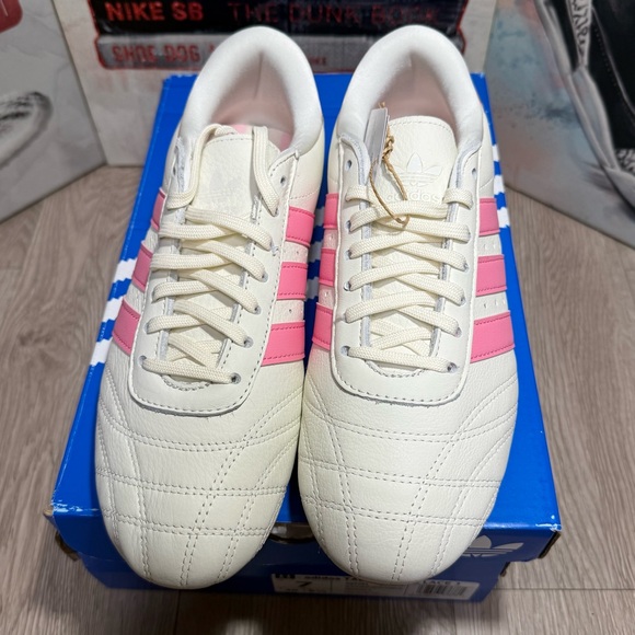 New adidas Taekwondo Lace Off White / Pink JQ4491 Size 6Y/7.5W, 7Y/8.5W Womens - Picture 6 of 12